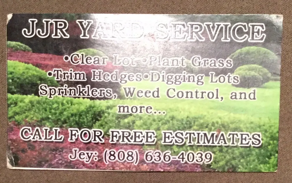 Trusted lawn mowing service for residential properties in Honolulu County, HI by JJR Yard Service