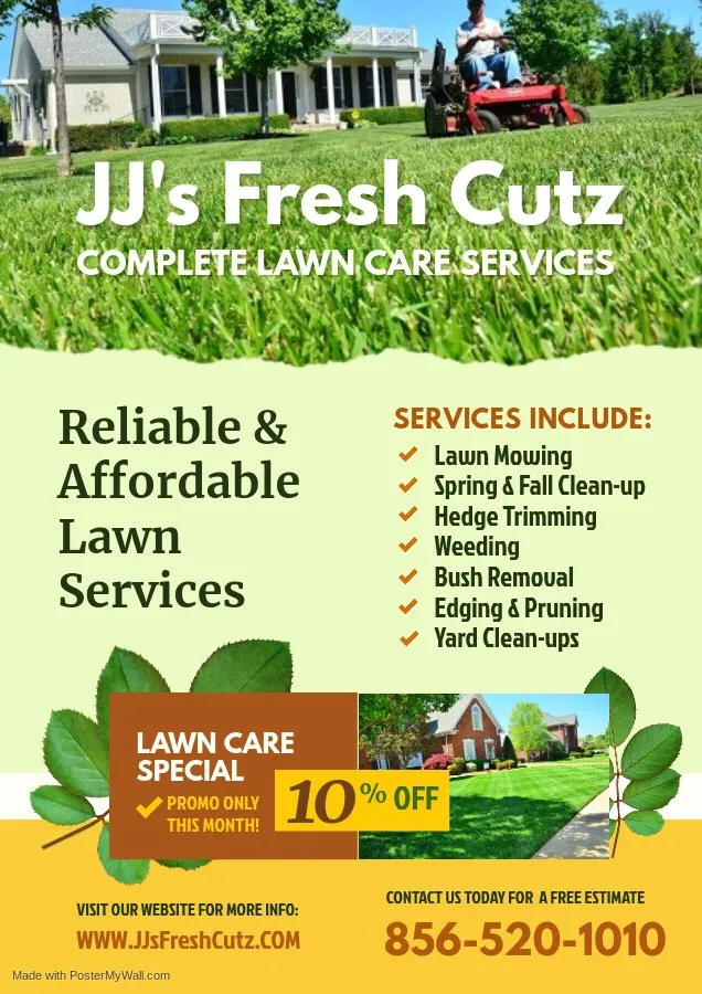 Top-rated lawn mowing service experts serving Pleasantville, NJ - JJ’s Fresh Cutz