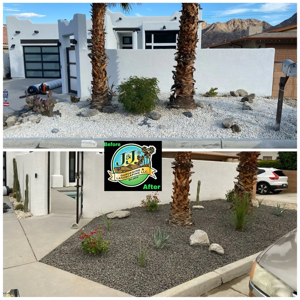 Trusted lawn care service in Palm Desert, CA by J&J's Gardening and Landscaping