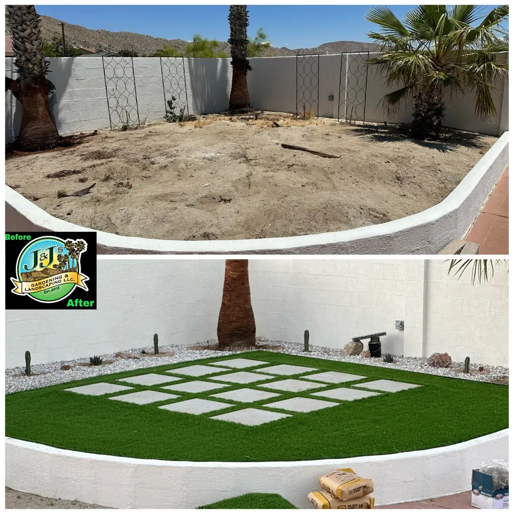 Trusted residential landscaping in Palm Desert, CA by J&J's Gardening and Landscaping