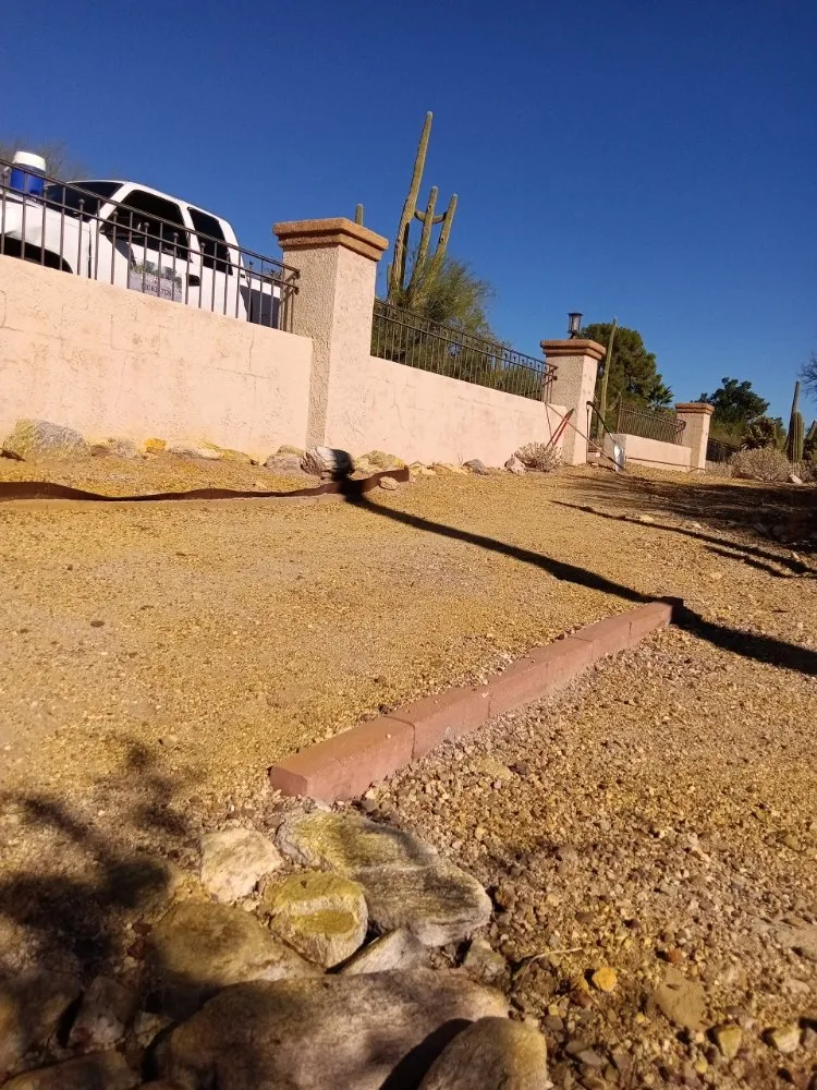 Custom landscape installation in Tucson, AZ by JJ's Landscapes