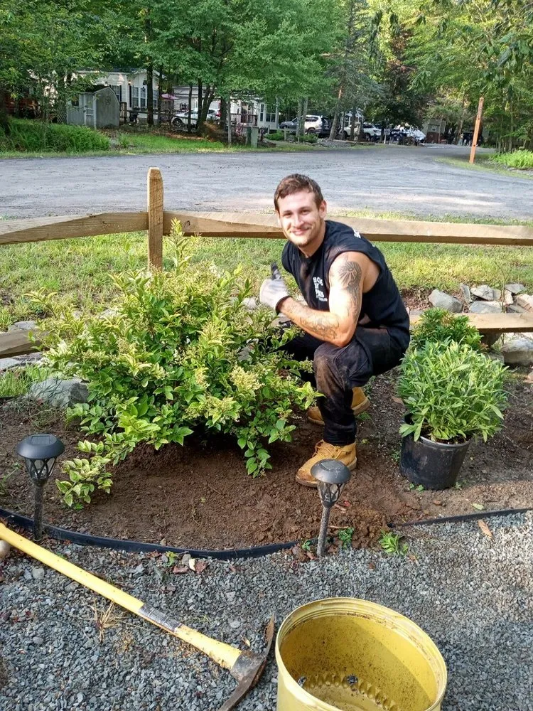 Custom lawn mowing service for outdoor upgrades in Dunmore, PA by J&Js Pressure Washing Landscaping