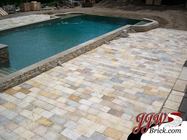 Expert landscape installation with custom design in Macomb, MI by JJW Brick
