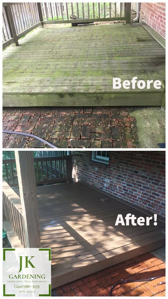 Custom outdoor landscaping in Frederick, MD by JK Gardening Lawn & Garden Care