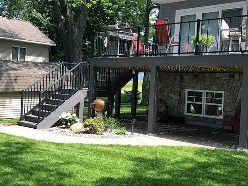 Professional landscape design for beautiful yards in Clearwater, MN by JK Landscape Construction