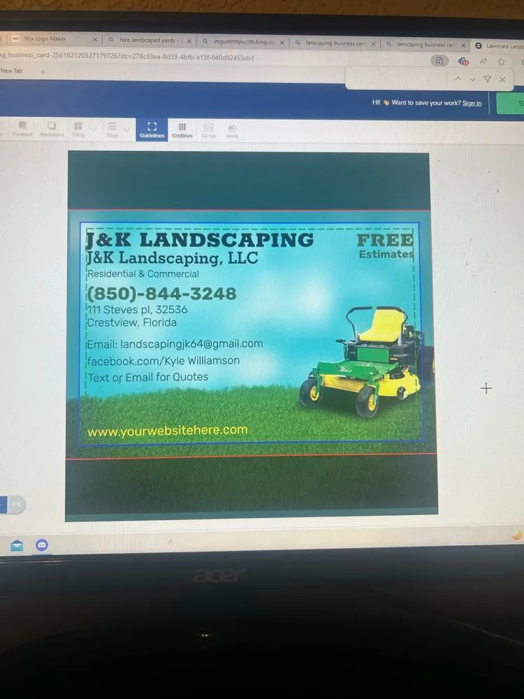 Custom yard cleanup service in Crestview, FL by J&K Landscaping