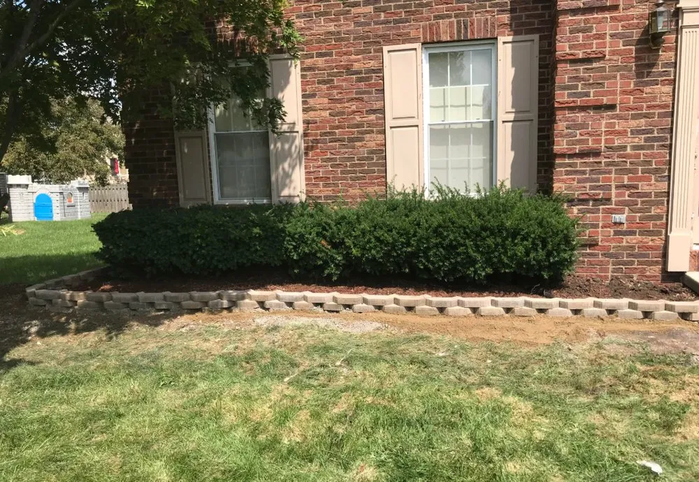 Professional landscape installation in Grove City, OH by JK Landscaping