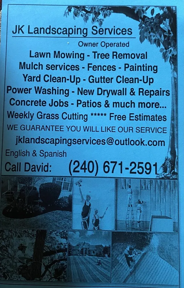 Reliable lawn mowing service in Wheaton, MD by JK landscaping services