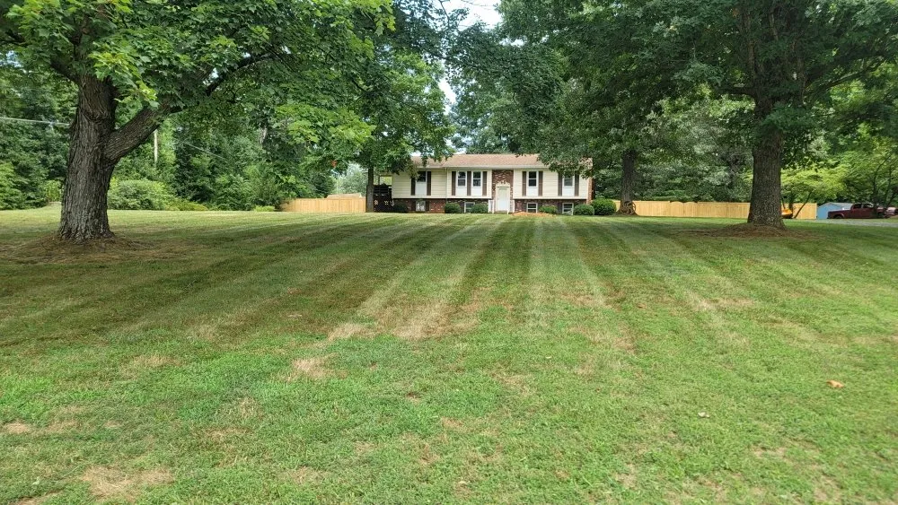 Custom landscape installation for residential properties in Brightwood, VA by J&K Lawn Care