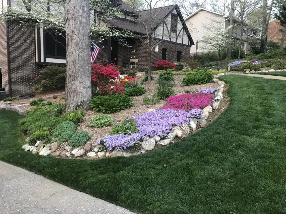 Custom outdoor landscaping in Flintstone, GA by J&K Lawn Service