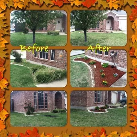 Custom outdoor landscaping in Azle, TX by J&K Yard Services