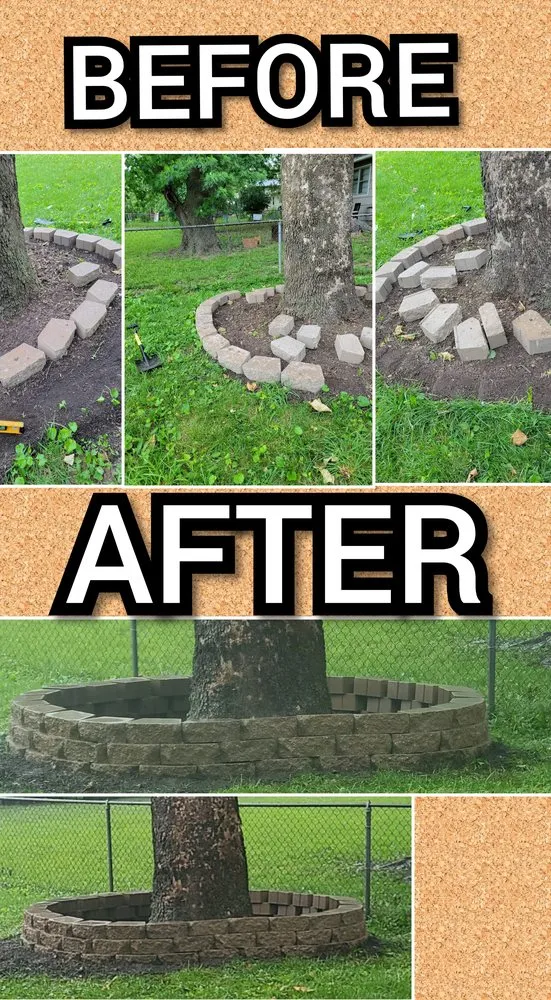 Expert garden landscaping in Topeka, KS by J&L Brothers Yard Service