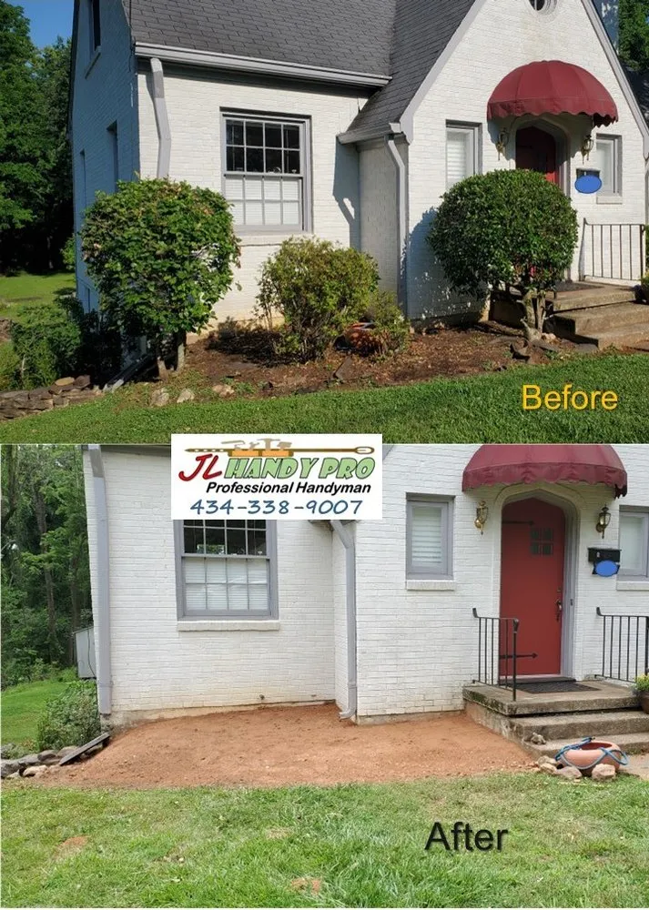 Professional outdoor landscaping in Forest, VA by JL Handy Pro