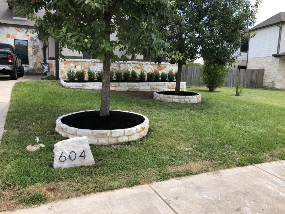 Custom lawn mowing service in Austin, TX by J&L Hardscapes