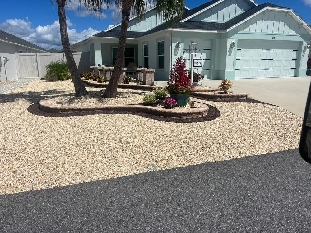 Custom landscape installation for homes across Bushnell, FL - JL Hernandez Landscaping