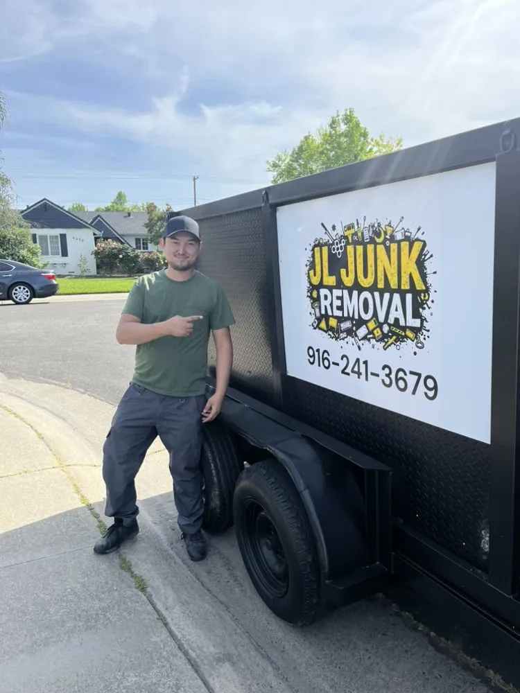 Professional lawn mowing service with custom design in Sacramento, CA by JL Junk Removal