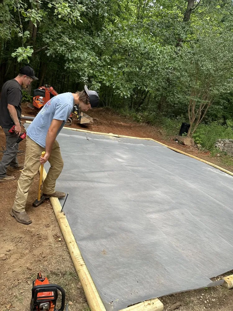 Custom landscape design for year-round maintenance in Locust Grove, GA by JL Lawn Care & Landscaping