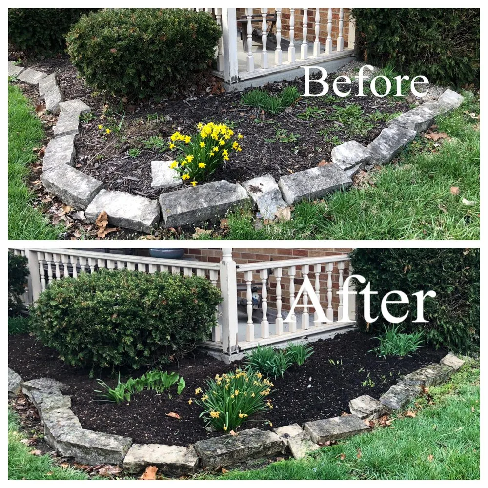 Custom landscape installation in Xenia, OH by J&L Signature LawnCare