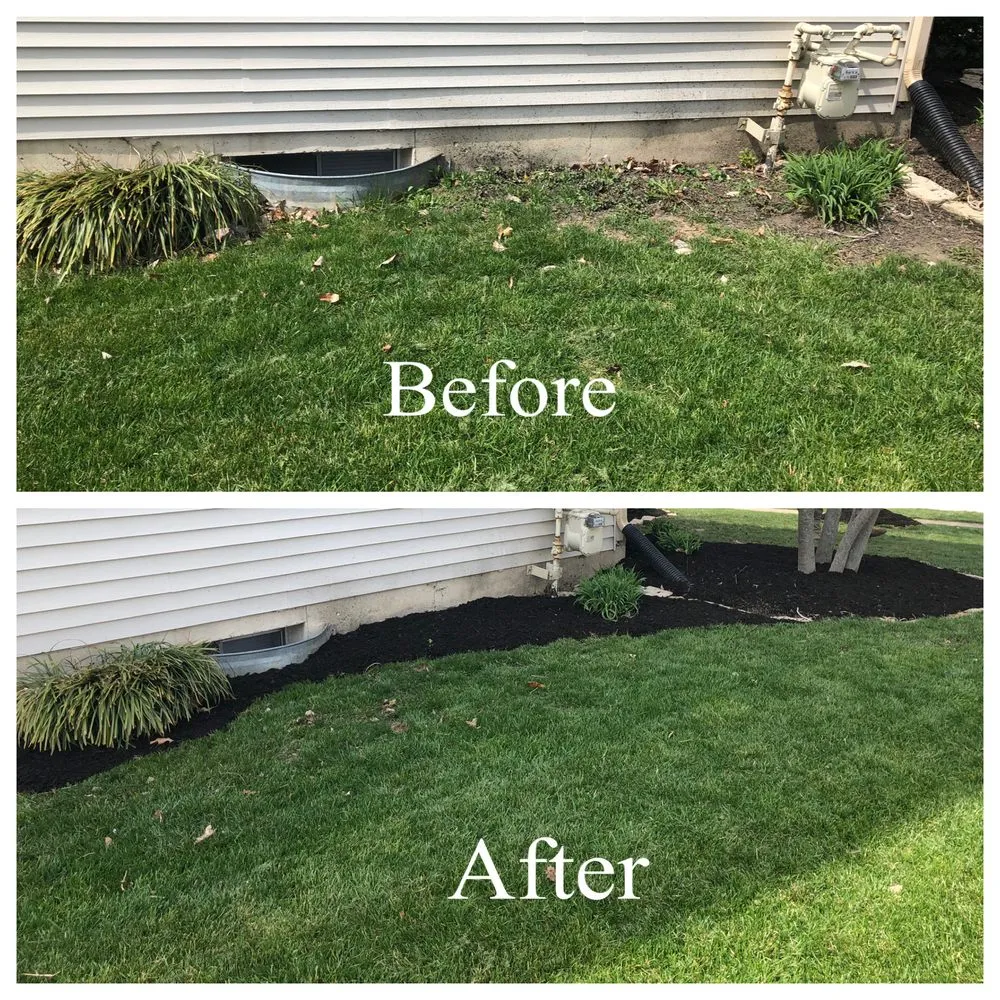 Local landscape installation in Xenia, OH by J&L Signature LawnCare