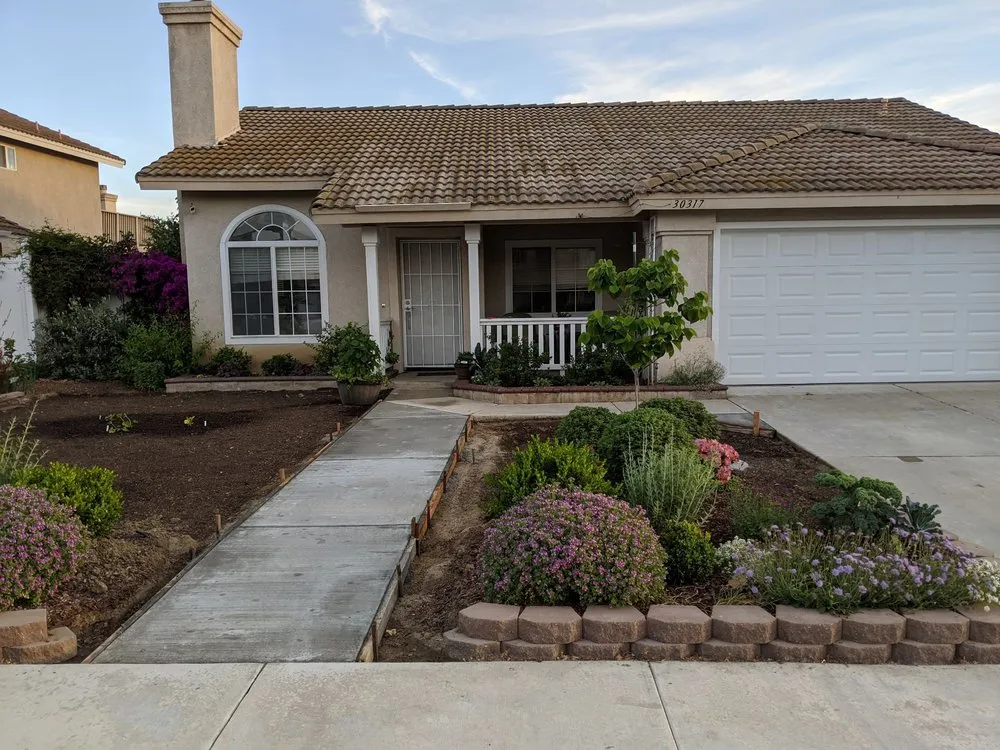 Custom residential landscaping for residential properties across Hemet, CA - J&L Tree Service and Lawn Care