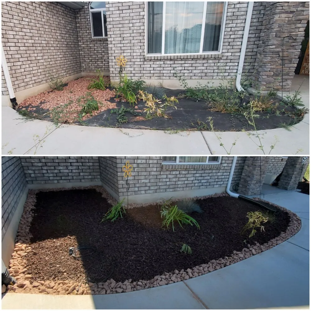 Local garden landscaping in Bountiful, UT by JLA Lawn Services