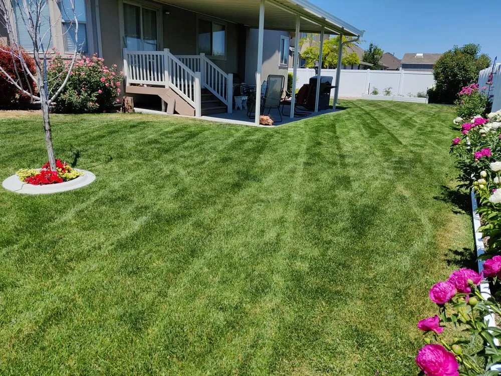 Professional outdoor landscaping for beautiful yards in Bountiful, UT by JLA Lawn Services