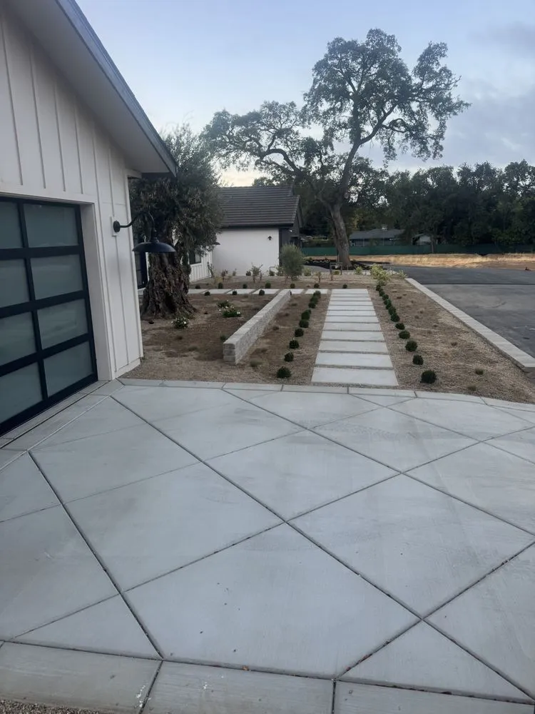 Professional outdoor landscaping for residential properties in Sacramento, CA by Jlara Concrete