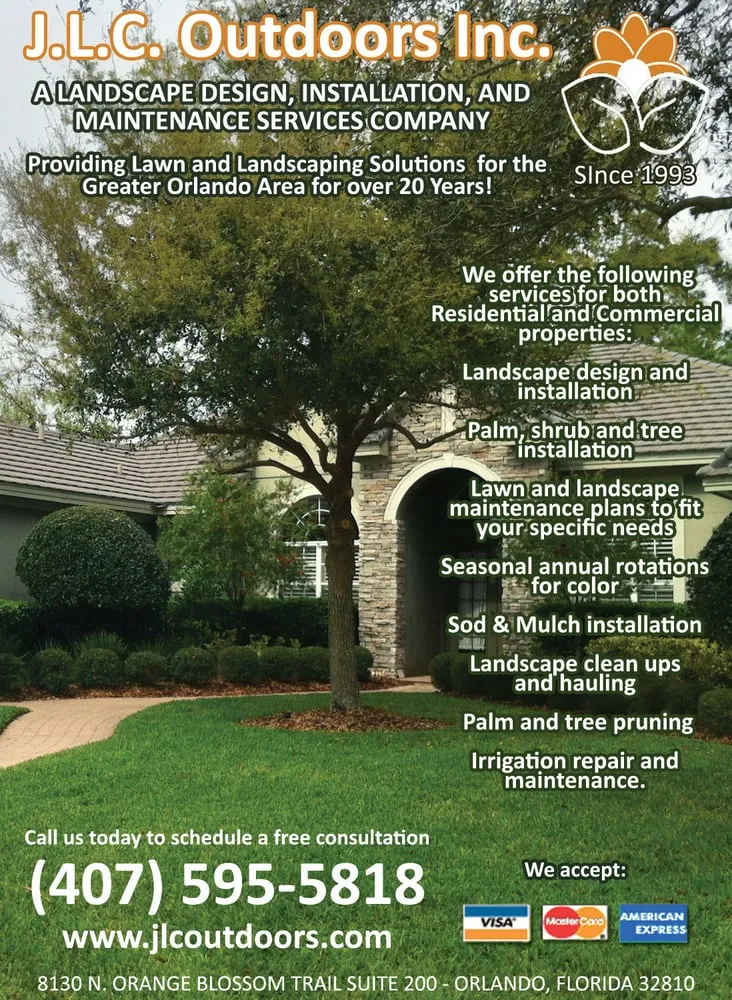 Local yard cleanup service experts serving Orlando, FL - JLC Outdoors