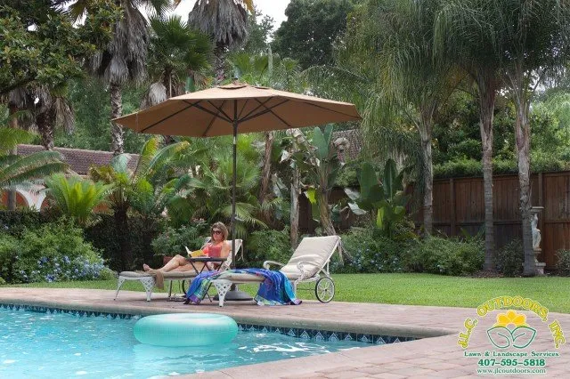 Custom garden landscaping for residential properties across Orlando, FL - JLC Outdoors