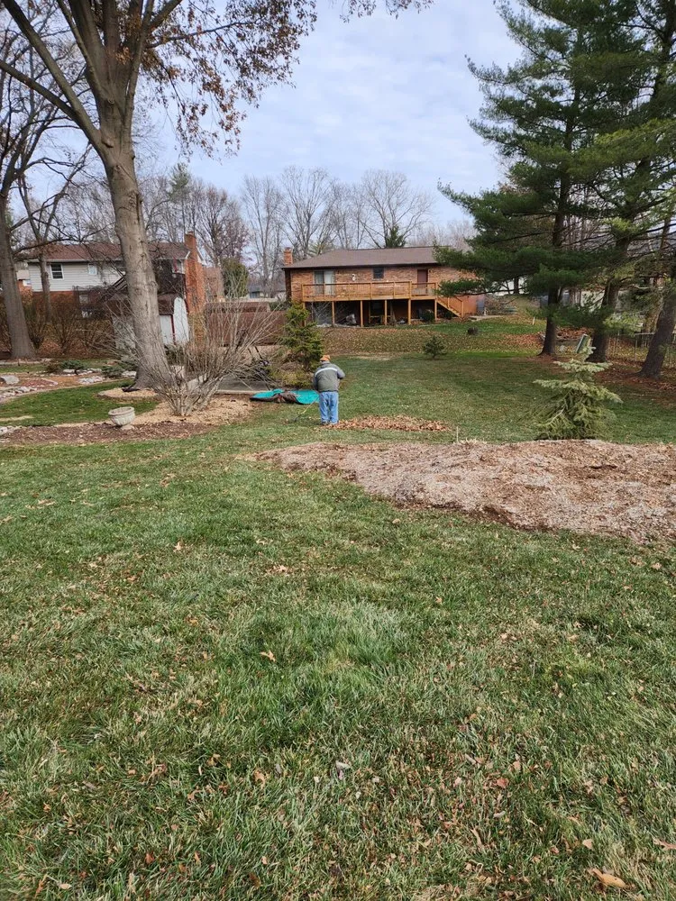 Custom landscape installation for residential properties in Collinsville, IL by JLE Lawn & Landscape