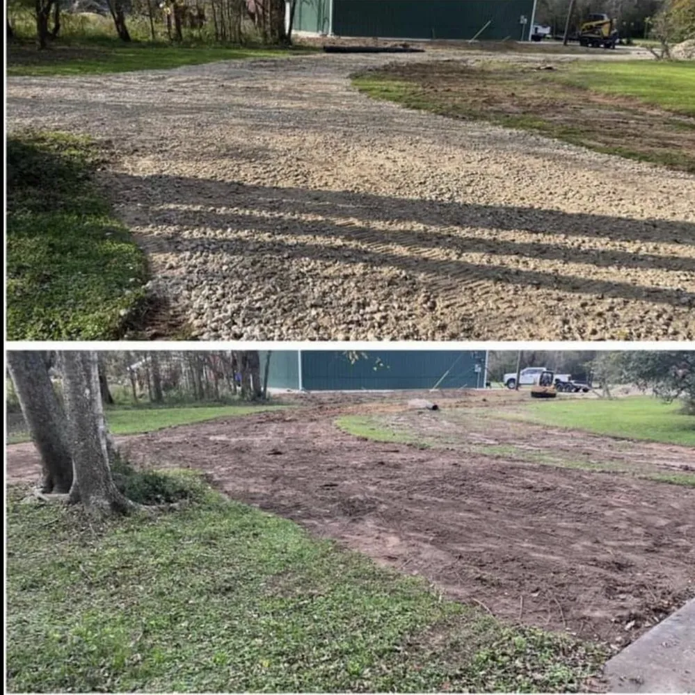 Top-rated yard cleanup service with custom design in Tomball, TX by JLG Land Management Services