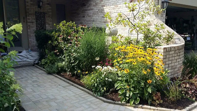 Professional residential landscaping in Huntington Woods, MI by JLR Brick Pavers & Landscaping