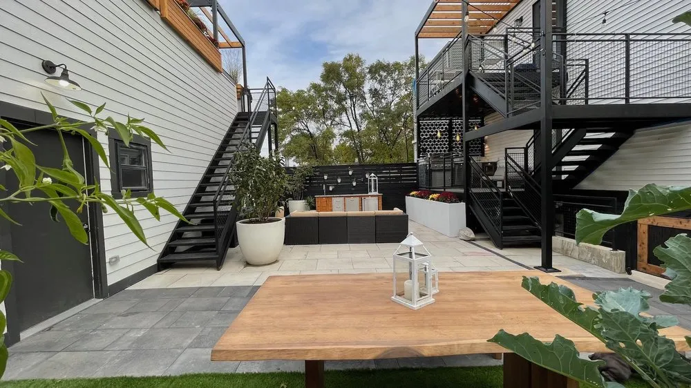 Professional landscape installation in Chicago, IL by JLV Builders