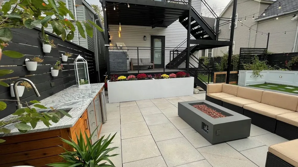 Affordable lawn mowing service for beautiful yards in Chicago, IL by JLV Builders