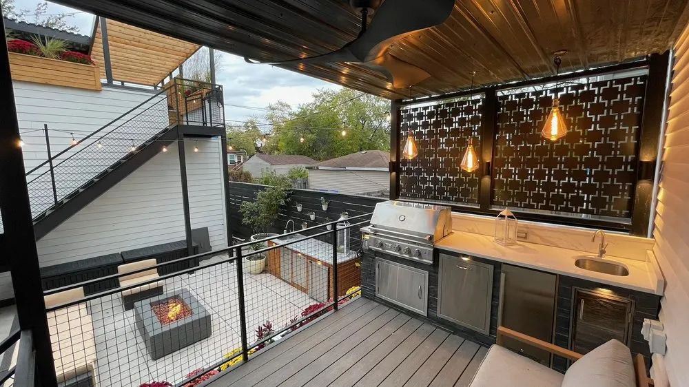 Trusted lawn care service with custom design in Chicago, IL by JLV Builders