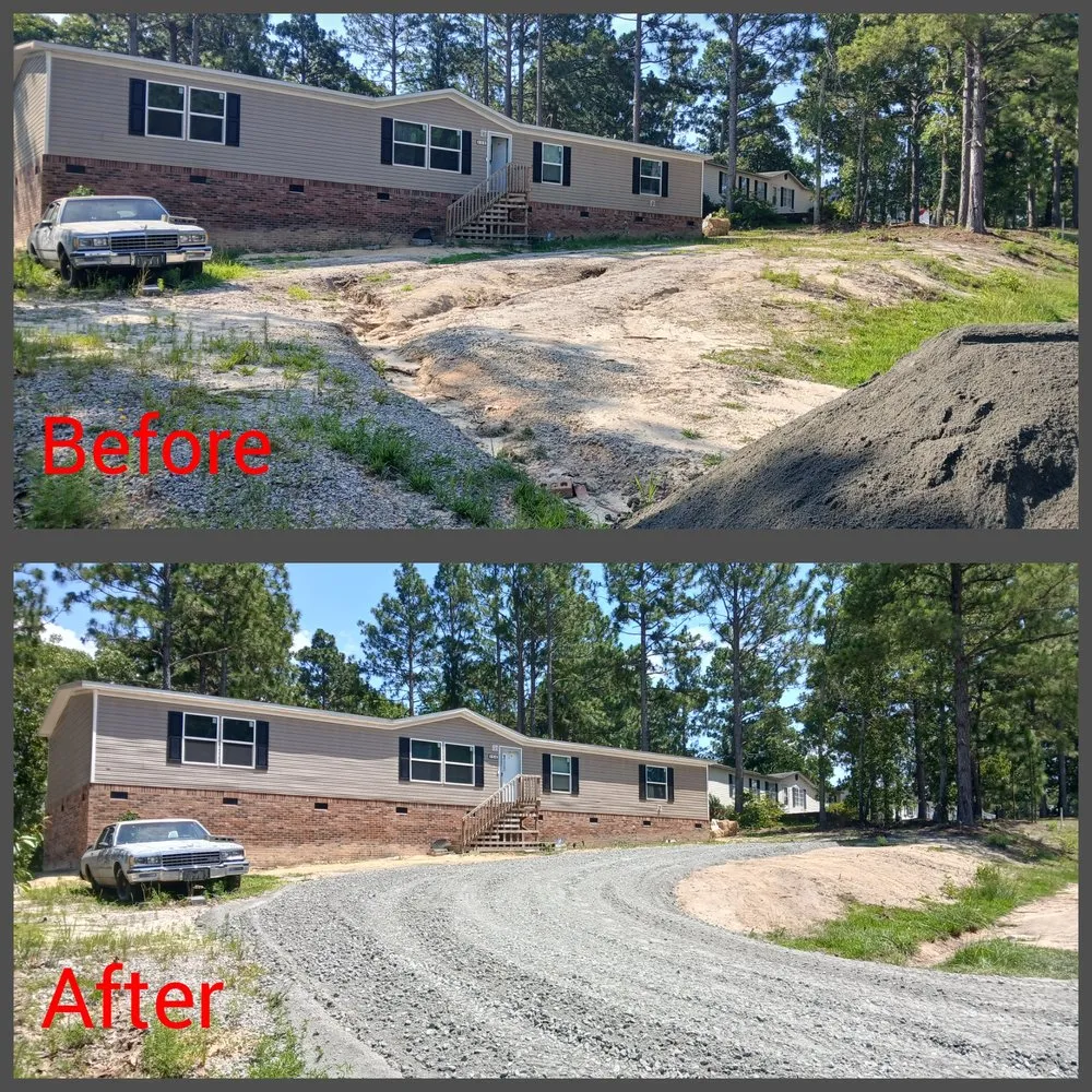 Local garden landscaping experts serving Rockingham, NC - J.M. Currie & Sons Hauling And Grading