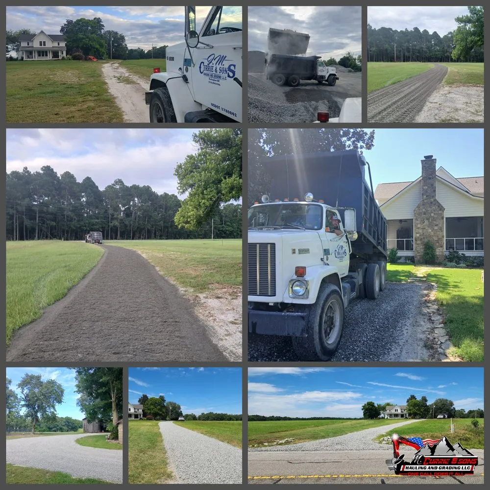 Top-rated landscaping services in Rockingham, NC - J.M. Currie & Sons Hauling And Grading