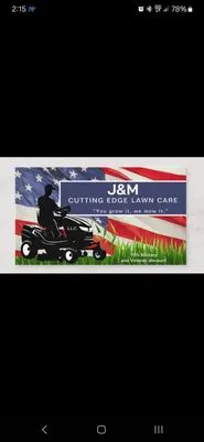 J&M Cutting Edge Lawn Care Logo