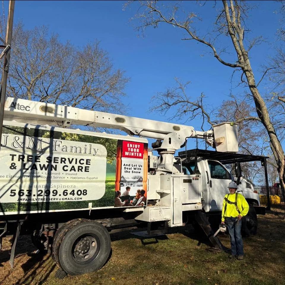 Affordable lawn care service for homes in Columbus Junction, IA by JM Family Tree Service & Lawncare