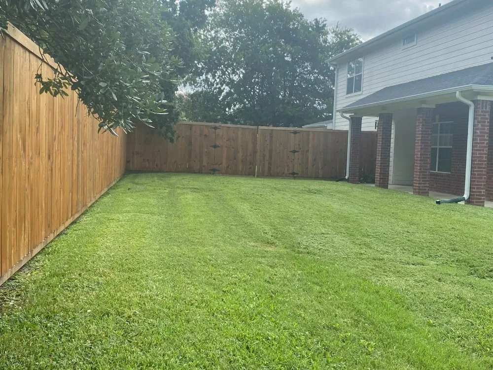 Reliable garden landscaping for homes in Bryan, TX by J&M Fence and Lawn Service