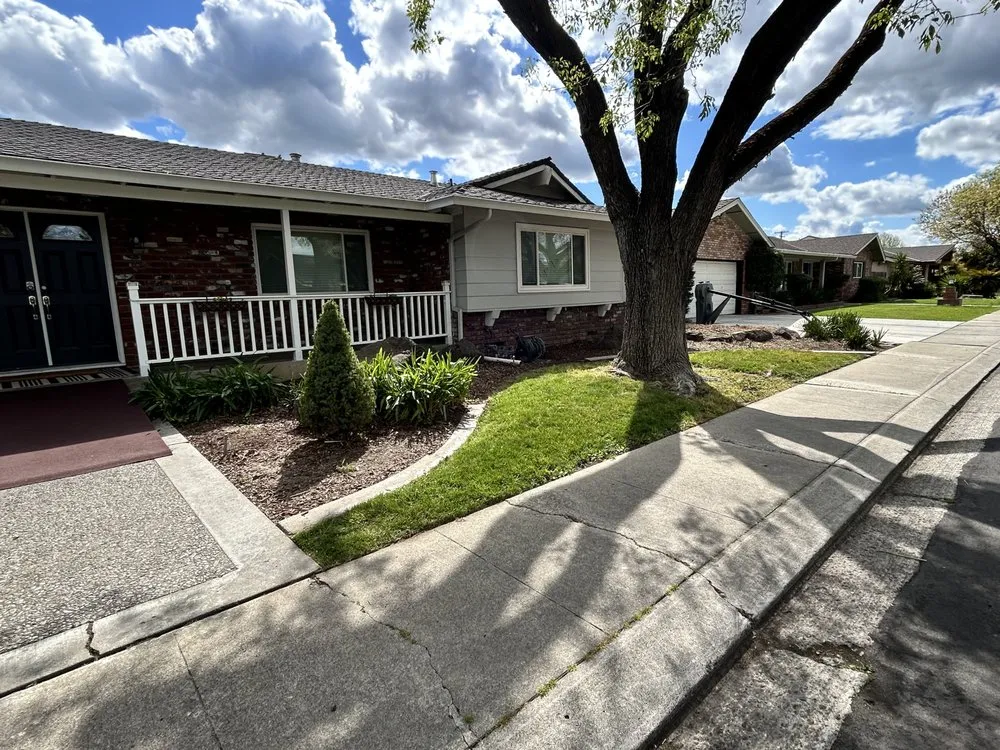 Custom lawn mowing service for beautiful yards in Modesto, CA by JM Landscape