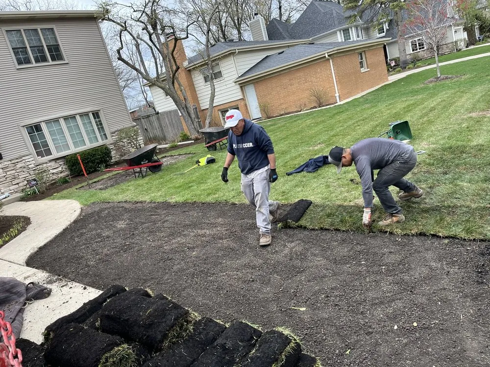 Custom yard cleanup service with custom design across Beach Park, IL - J.M. Landscape Services