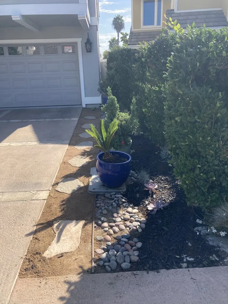 Local landscape installation in Long Beach, CA - JM  Landscaping And Garden Design
