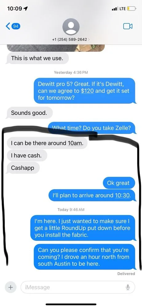 Custom yard cleanup service for residential properties across Salado, TX - JM Landscaping