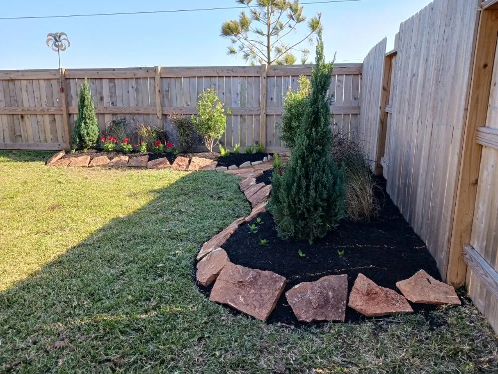 Professional residential landscaping with custom design across Houston, TX - J&M Landscaping Service