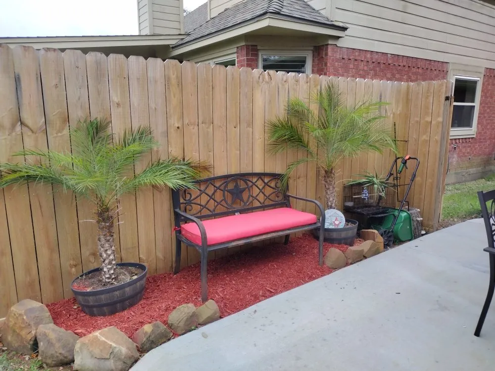 Professional outdoor landscaping in Houston, TX by J&M Landscaping Service
