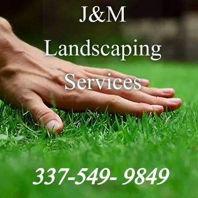 J&M Landscaping Service Logo