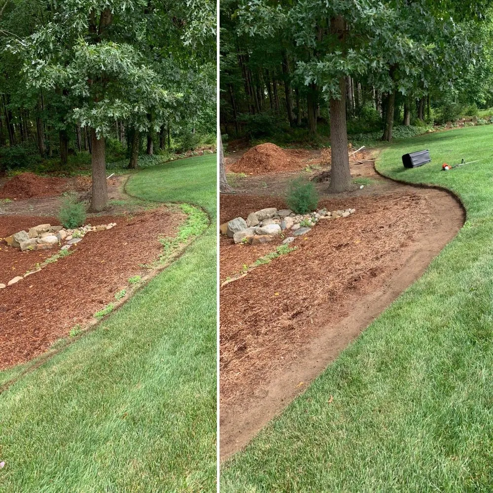 Reliable lawn care service with custom design in Marlborough, CT by J&M Lawn Care