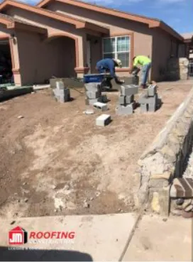 Reliable residential landscaping experts serving El Paso, TX - JM Roofing Construction