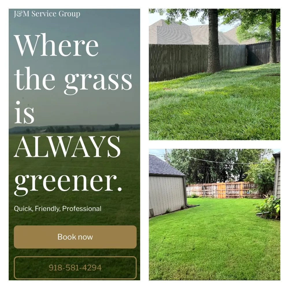 Top-rated outdoor landscaping in Bixby, OK - J&M Service Group